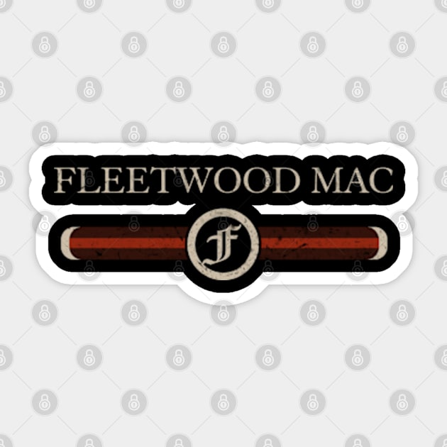 Proud Name Fleetwood Distressed Birthday Gifts Vintage Styles Sticker by Friday The 13th